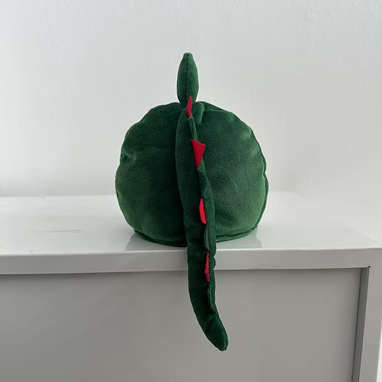 Adorable Dinosaur Hood for Small Pets, Fun Cat Costume Hat with Cartoon Design for Photo Shoots and Party Dress-Up (Dark Green)
