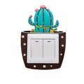 Light switch surround 1 wall switch sticker cartoon switch cover room decoration silicon switch sticker illuminated
