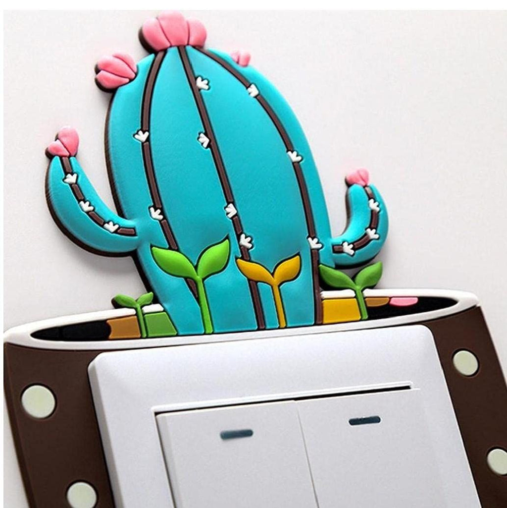 Light switch surround 1 wall switch sticker cartoon switch cover room decoration silicon switch sticker illuminated