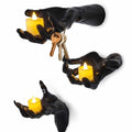 3Pcs Wall Mounted Creepy Hand Decoration, Indoor Gothic Halloween Decor, Resin Spooky Wall Mount for Gothic Home Decor, Creepy Decor, Hanging Jewelry