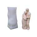 2pcs Soap Moulds Mother Hug Kid Shaped Silicone Material Hand-Making Tools Silicone Crafts Mould Silicone Material for Candle