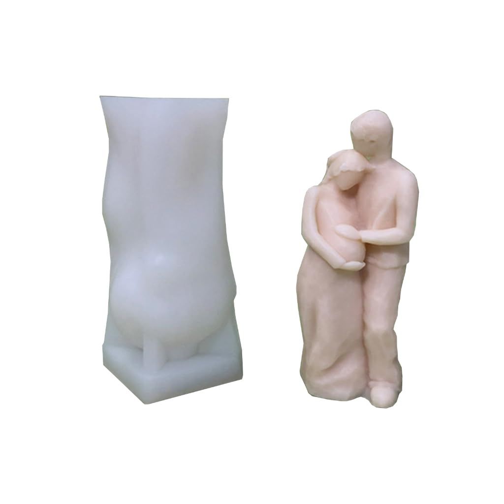 2pcs Soap Moulds Mother Hug Kid Shaped Silicone Material Hand-Making Tools Silicone Crafts Mould Silicone Material for Candle