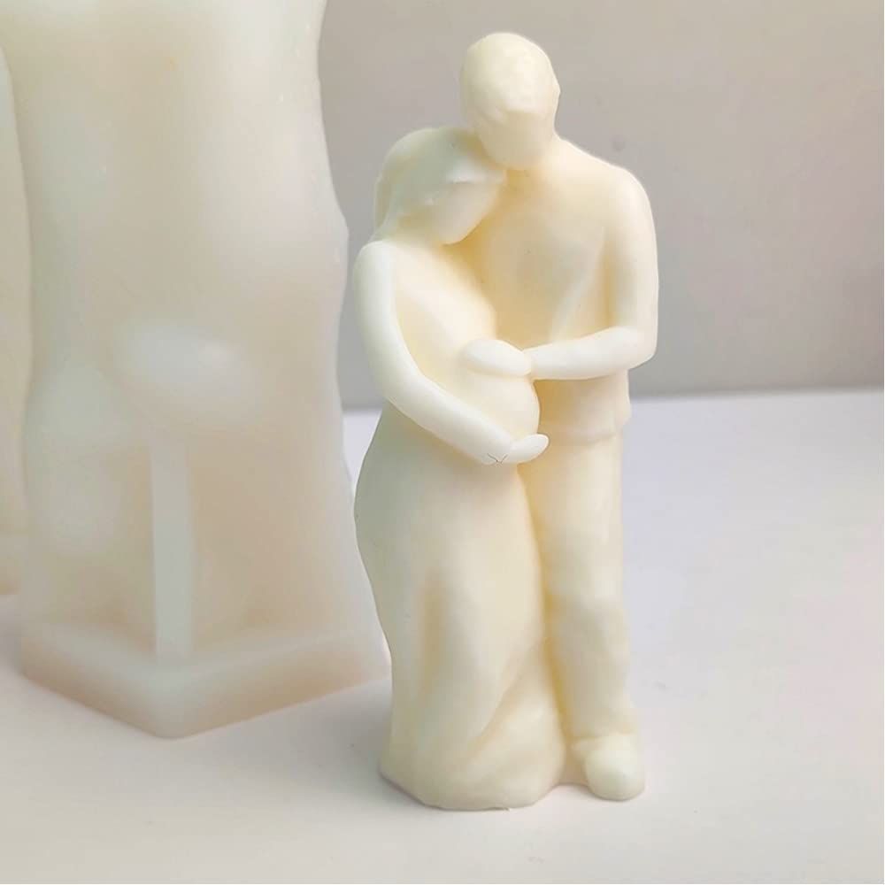 2pcs Soap Moulds Mother Hug Kid Shaped Silicone Material Hand-Making Tools Silicone Crafts Mould Silicone Material for Candle