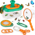 Bug Catcher Kit for Kids Bug Catching Kit with Butterfly Net,Bug Net,Butterfly Kit,Magnifying Glass,Insect Catcher