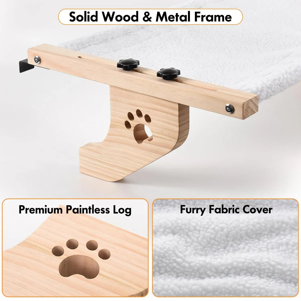 Window Hanging Cat Hammock Breathable Mesh Soft Washable for Cats Sunbathing