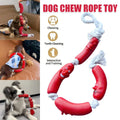 Dachshund Shaped Dog Chew Toy Durable Pet Teeth Cleaning Interactive Play Toy