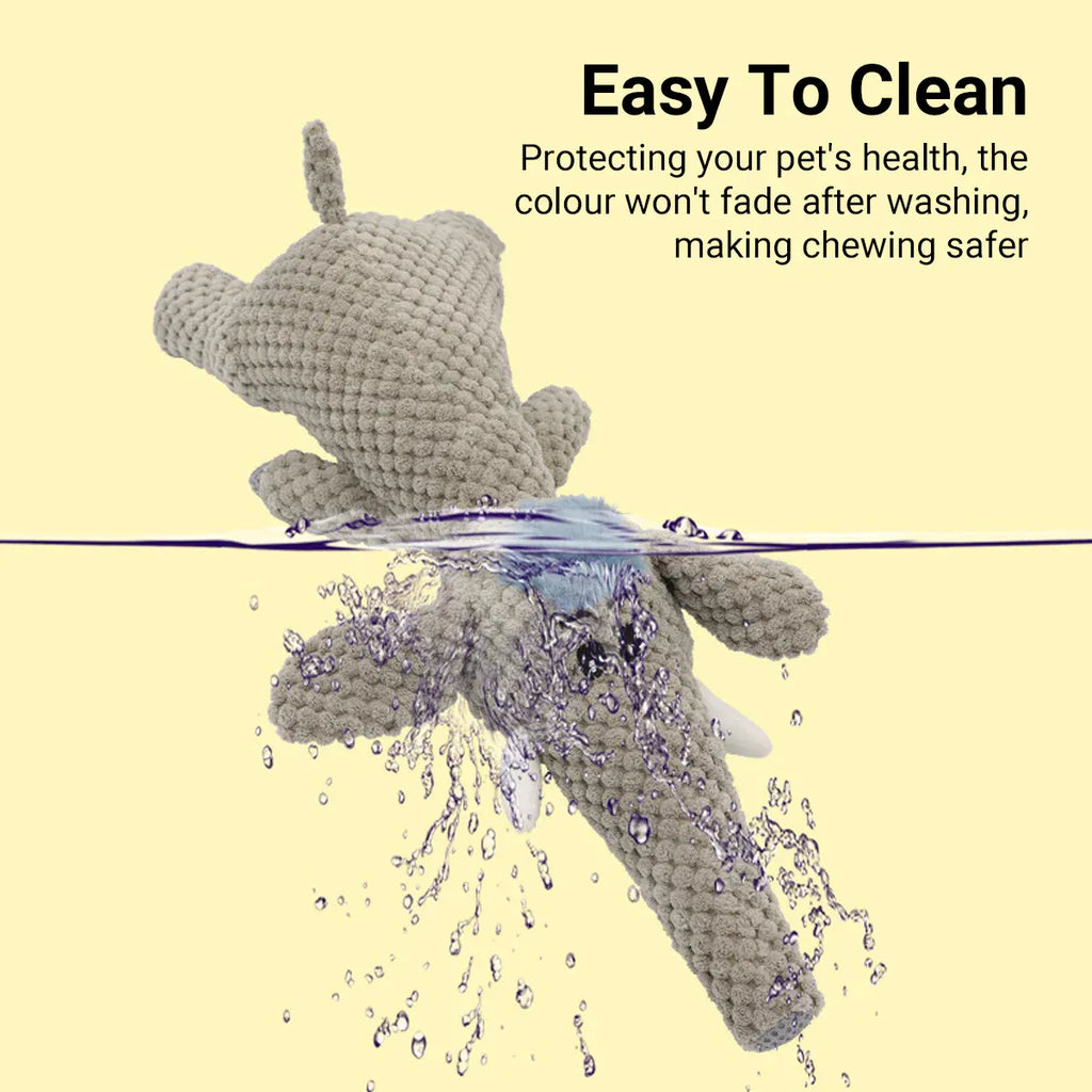 Pet Plush Corn Fleece Squeaky Toy Chew Teeth Cleaning For Dogs Puppies Safe Soft - Green