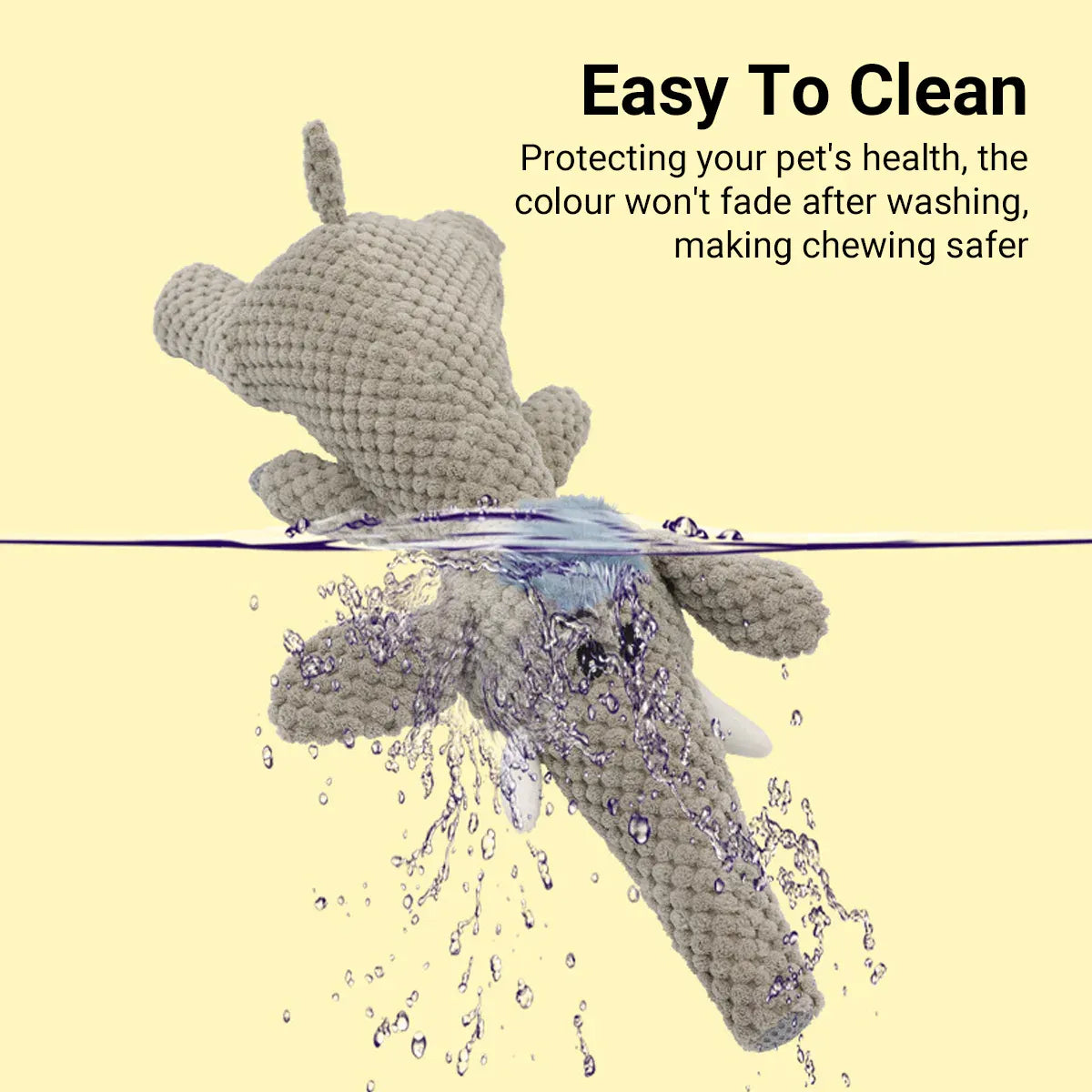 Pet Plush Corn Fleece Squeaky Toy Chew Teeth Cleaning For Dogs Puppies Safe Soft - Green