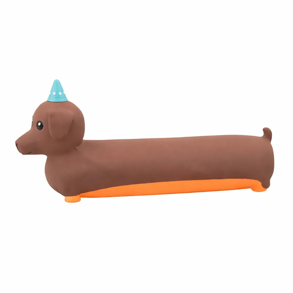 Indoor Pet Latex Squeaky Dachshund Dog Toy Interactive Boredom Relief Chew Toy