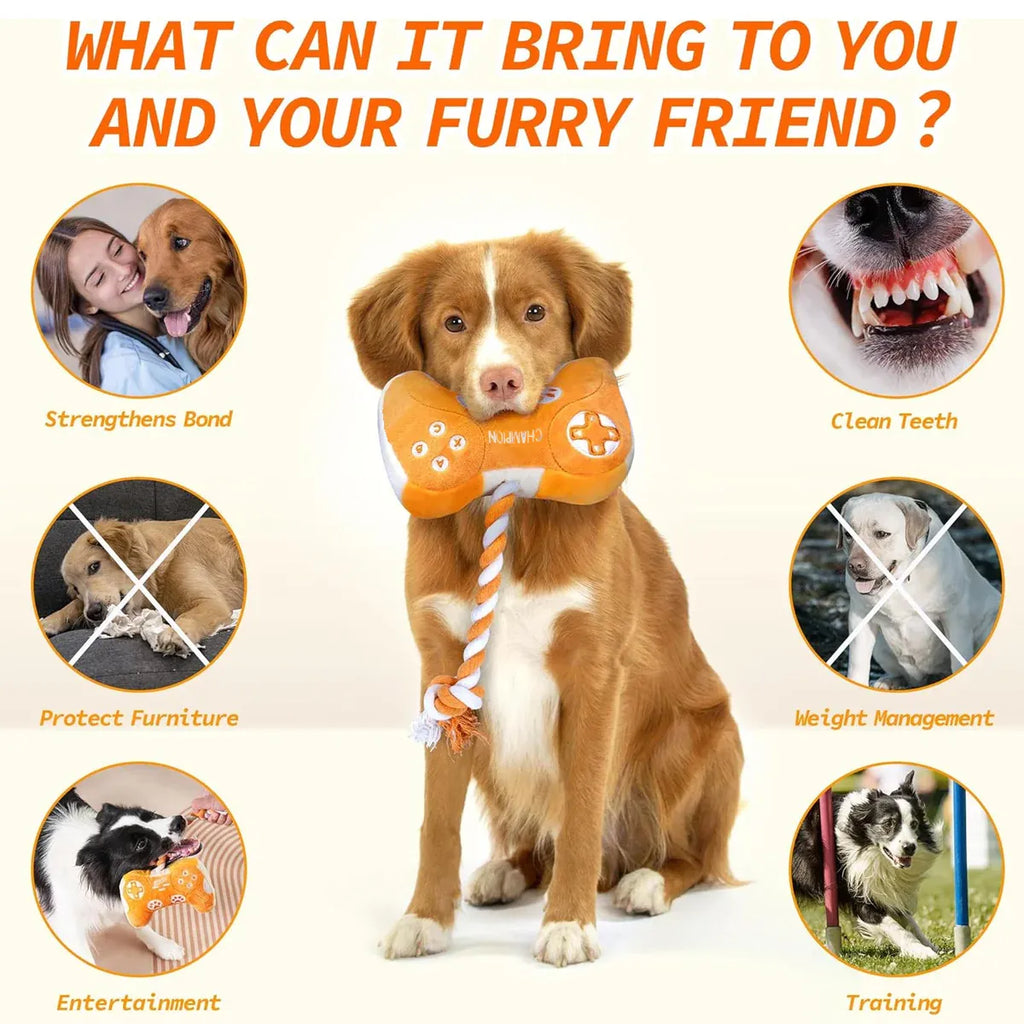 Pet Plush Dog Toys Stress Relieving Toy for Dogs Soft Comfort Plaything for Pets