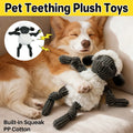 Lamb Shape Pet Chew Toy with Squeaker Soft for Dogs Puppies Play