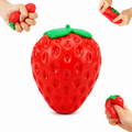 Strawberry Fidget Squeezy Squishy Stress Relief Sensory Toy Fun Berry Fruit
