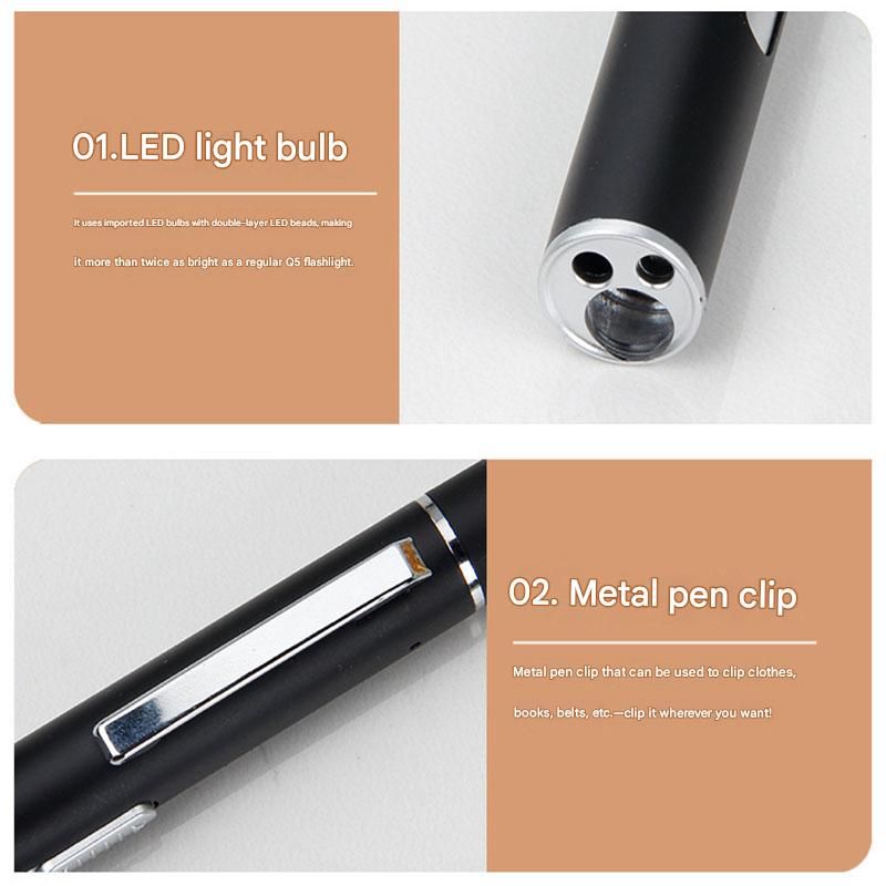 Grey Metal Laser Cat Toy Pen Set - 2 Piece USB Rechargeable 3-in-1 Laser Pointer with UV Light and LED Torch in Gift Tin Box