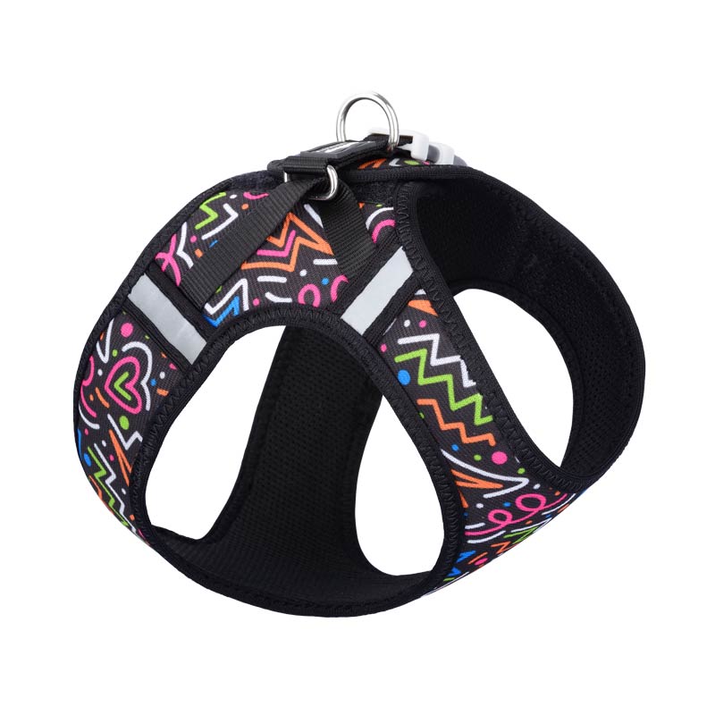 Mesh Dog Harness Step-In Red Dingo