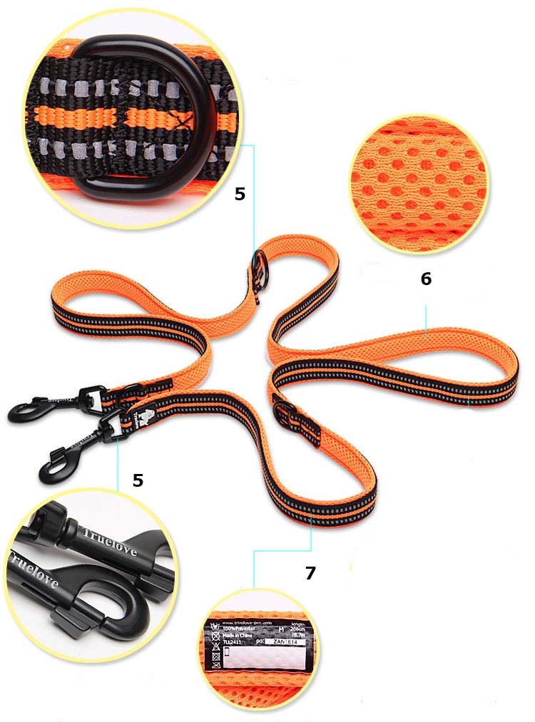 Double Ended Dog Lead Multi-Purpose 6 in 1