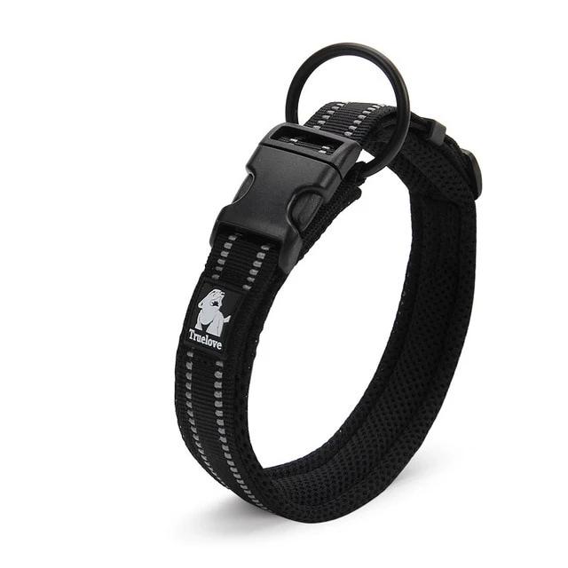 Dog Collar Heavy Duty Adjustable Nylon Reflective Padded