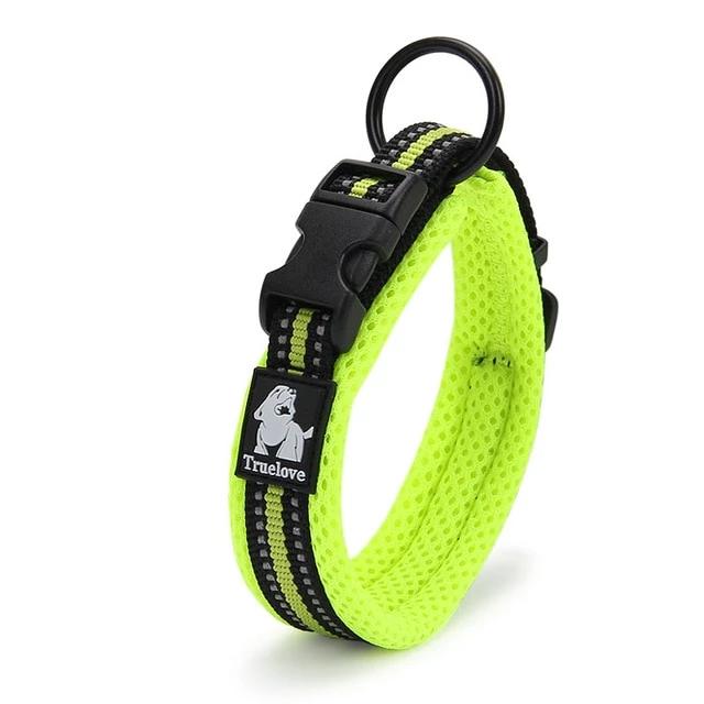Dog Collar Heavy Duty Adjustable Nylon Reflective Padded