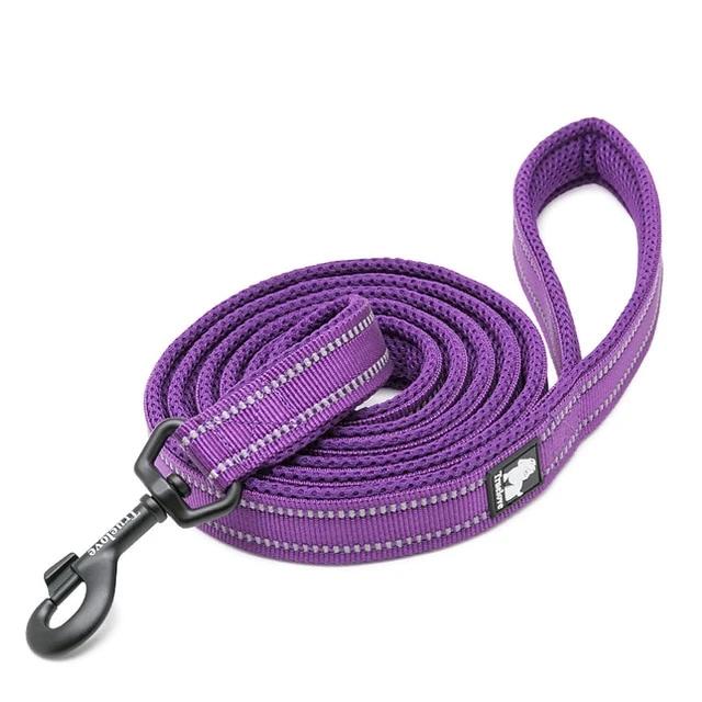 Long Dog Leash Soft Padded Strong Reflective Nylon 200cm